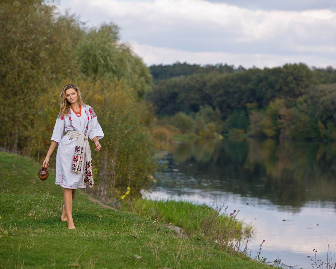 Nude girl Slavic women in Vilnius